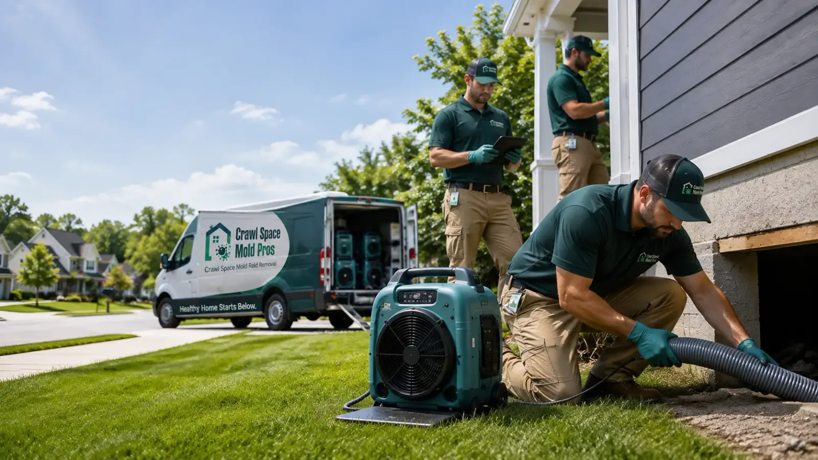 Crawl Space Mold Removal in Coffeen, IL